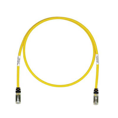 Patch Cord Cat6A, Blindado S/FTP, CM/LS0H, 1.5 Metros (4.92 Pies), Color Amarillo | STP6X1.5MYL