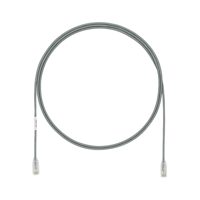 Cable de Parcheo TX6, UTP Cat6, Diámetro Reducido (28AWG), Color Gris, 1.5 Metros (4.92 Pies) | UTP28SP1.5MGY