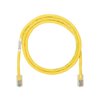 Cable de Parcheo UTP Categoría 5e, con Plug Modular en Cada Extremo - 1 Metro (3.28 Pies) - Amarillo | NK5EPC3YLY