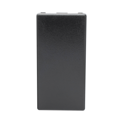 Medio Módulo de Placa Ciega Color Grafito / (K105/14) | SM-1/2PC-G