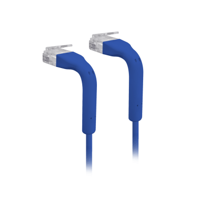 UniFi Patch Cable Cat6 Ultradelgado GbE con Botas Flexibles, Color Azul, 2 Metros (6.56 Pies) | U-CABLE-PATCH-2M-RJ45-BL