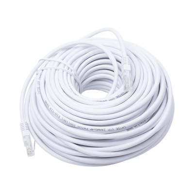 Cable de Parcheo UTP Cat5e - 30 Metros (98.43 Pies) - Blanco | LP-UT3-3000-WH