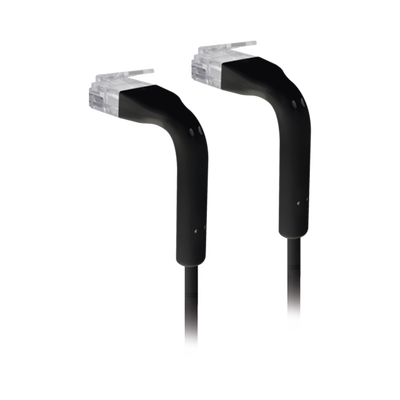 UniFi Ethernet Patch Cable Cat6 de 2 Metros (6.56 Pies), Color Negro | UC-PATCH-2M-RJ45-BK