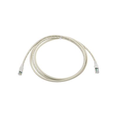 Patch Cord Z-MAX Cat6A S/FTP, CM/LS0H, 2.13 Metros (7 Pies), Color Gris, Versión Bulk (Sin Empaque Individual) | ZM6A-S07-04B