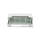 Distribuidor de Fibra Óptica para 144 Empalmes, con 144 Acopladores SC/APC y 144 Pigtails, 19, 5 UR | ODU19T-B144-B