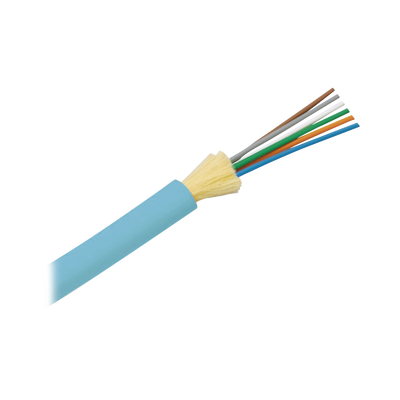 Cable de Fibra Óptica de 6 Hilos, Multimodo OM4 50/125 Optimizada, Interior, Tight Buffer 900um, No Conductiva (Dieléctrica), OFNR (Riser), Precio Por Metro | FODRZ06Y