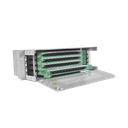 Distribuidor de Fibra Óptica para 48 Empalmes, con 48 Acopladores SC/APC y 48 Pigtails, 19, 3 UR | ODU19T-A48-A