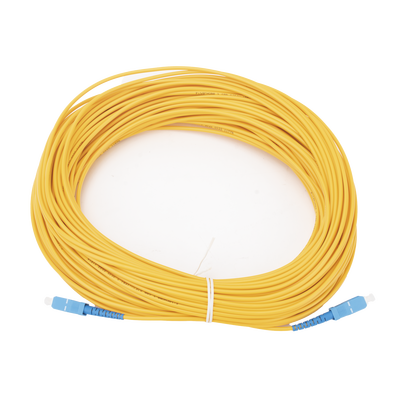 Jumper de Fibra Óptica Monomodo SC/UPC-SC/UPC Simplex de 40 Metros (131.23 Pies), 3mm | LPSM3SCUSCUS40