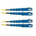Jumper de Fibra Optica Monomodo 9/125 OS2, SC-SC Duplex, OFNR (Riser), Color Amarillo, 3 Metros (9.84 Pies) | F923RSNSNSNM003