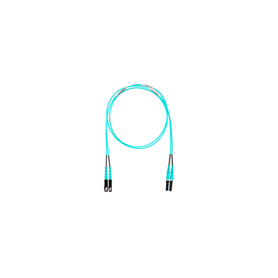Jumper de Fibra Optica Multimodo 50/125 OM4, LC-SC Duplex, OFNR (Riser), Color Aqua, 5 Metros (16.40 Pies) | FZ2ERLNSNSNM005