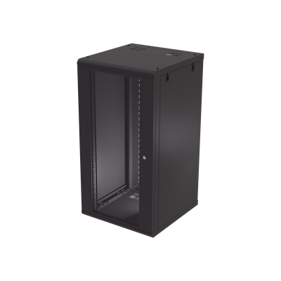 Gabinete de Pared 24U de 635 mm de Profundidad, Rack de 19 pulgadas en Acero Reforzado: Compacto y Resistente para Soluciones Profesionales | SR-1924-GN2G