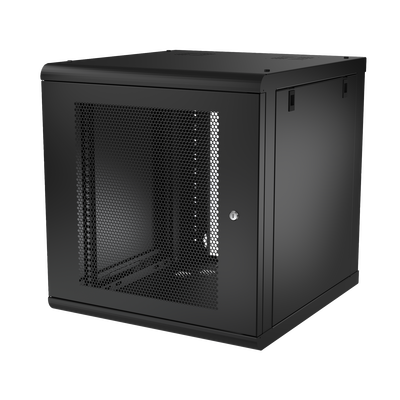 Gabinete de Pared 12U de 635 mm de Profundidad, Rack de 19 in en Acero Reforzado: Compacto y Resistente para Soluciones Profesionales | SR-1912-GN2P