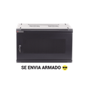 Gabinete PRECISION, Con Puerta de Cristal Templado, de 19in, 9UR, 450mm de Profundidad, Color Negro | PSTC-09-645-BDG