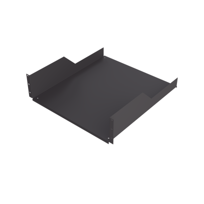 Charola para Soportar Equipos en Rack de 19 in, Profundidad de 50 cm, Color Negro, 3U | SCH-50-3U