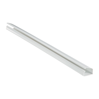 Canaleta LD10 de PVC rígido, con cinta adhesiva para instalación sin herramientas, de 38.4 x 24 x 1828.8 mm, Color Blanco | LD10WH6-A