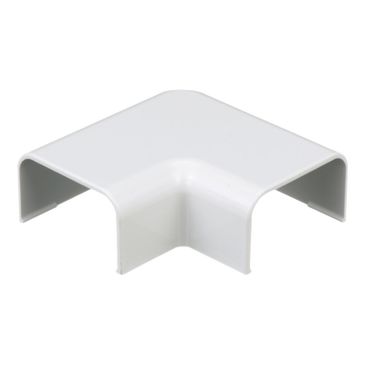 Conexión en ángulo recto "L", para uso con canaleta LD10, material ABS, Color Blanco | RAF10WH-X
