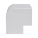 Esquinero Exterior Color Blanco de PVC Auto Axtinguible, Para Canaleta TMK-4577 (5510-02001) | TMK-4577-EE