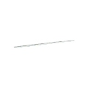 Canaleta LD3 de PVC rígido, con cinta adhesiva para instalación sin herramientas, 19.6 x 12 x 1828.8 mm, Color Blanco | LD3WH6-A