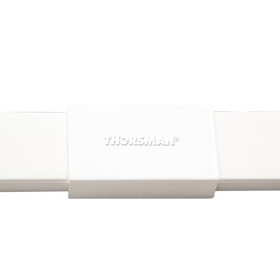 Pieza de unión color blanco de PVC auto extinguible,  para canaleta TMK1720 (5280-02001) | TMK-1720-U