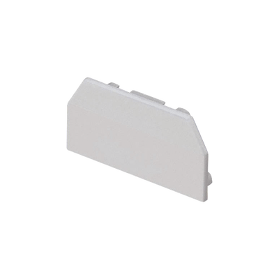 Tapa Final, para uso con canaleta T45, Material PVC Rígido, Color Blanco Mate | T45ECIW