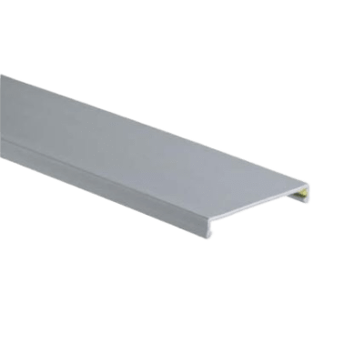 Tapa para Canaleta Ranurada, de 23.9 de Ancho, 1830 mm de Largo, Color Gris | C.75LG6