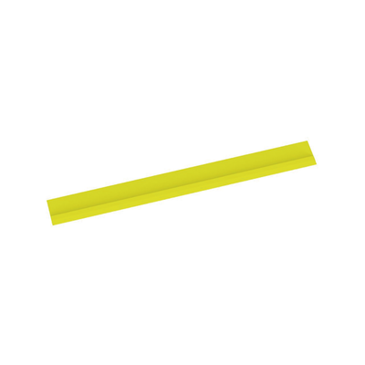Tapa Con Bisagra a Presión Para Canaleta FiberRunner™ FR12X4YL6, de PVC Rígido, Color Amarillo, 1.8 m de Largo | FRHC12YL6