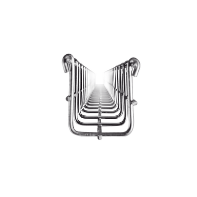 Charola Tipo Malla 66/50 mm, Acabado Electro Zinc, Hasta 53 Cables Cat6, Tramo de 3 Metros | MG-50-430EZ