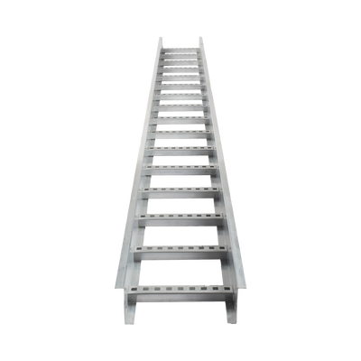 Escalera de Aluminio Portacables / Perfil Z / Peralte 3 1/4" /Paso 9" / Ancho 12" / 3.66 metros / Capacidad Máx. 274 Cables / Incluye Cople Union y Tornillería (CHEZ314P9X12AK) | CH-E89PX12AK