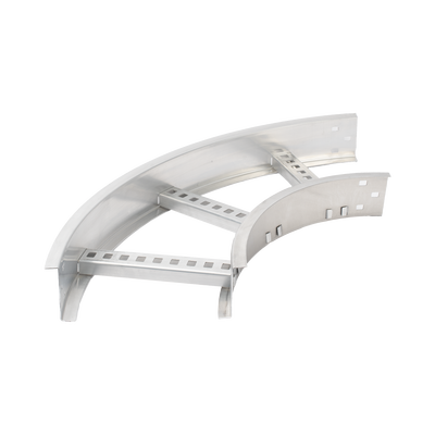 Curva Horizontal de Aluminio de 90° Perfil Z / Peralte 3 1/4" / Ancho 9" / Radio 8" / Incluye Tornillería (CHC90EZ314R8X9AK) | CHC908R8X9AK