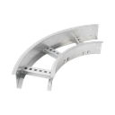 Curva Horizontal de Aluminio de 90° Perfil Z / Peralte 3 1/4" / Ancho 6" / Radio 8" / Incluye Tornillería (CHC90EZ314R8X6AK) | CHC908R8X6AK