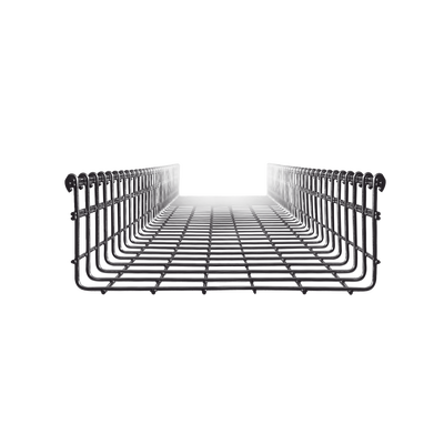 Charola Tipo Malla 116/300 mm, Acabado Electro Zinc, Hasta 554 Cables Cat6, Tramo de 3 Metros | MG-50-445EZ