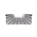 Charola Tipo Malla 116/300 mm, Acabado Electro Zinc, Hasta 554 Cables Cat6, Tramo de 3 Metros | MG-50-445EZ