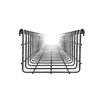 Charola Tipo Malla 116/150 mm, Acabado Electro Zinc, Hasta 277 Cables Cat6, Tramo de 3 Metros | MG-50-442EZ