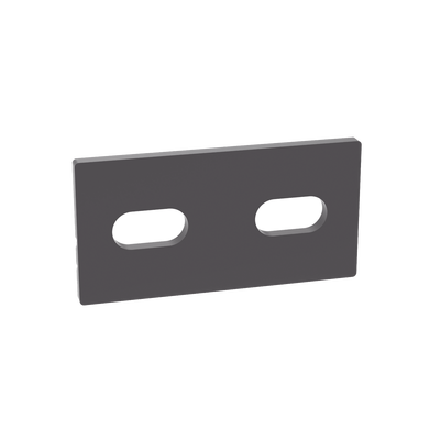 Kit de 12 Piezas de Barra de Empalme de 2 Orificios, Para Fabricación de Curvas con Charola Wire Basket en Campo, Color Negro | PWBSPL2BL