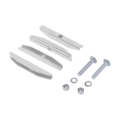 Accesorio de Empalme (Unión), Para Conexión de Escalerilla Recta, Curvas Interiores y Exteriores, de Acero, Color Blanco | LBSKW