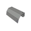 (CH-BC12TB-EP) Bajada de cable para escalera tubular de 12 de ancho | CH-BC12TB-EP