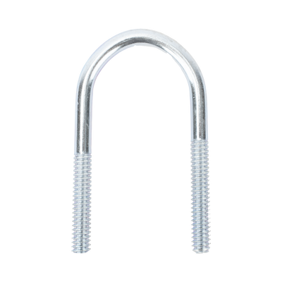 Abrazadera tipo U de 1 1/2", con acabado Electro Zinc, no incluye tuercas y arandelas | CH-ABR-U-38