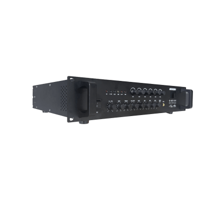 Amplificador | Bluetooth | 6 Canales | 240 W | 1 Zona  | 70/ 100V COM | Montaje en Rack | Musica Ambiental | DS-QAE0A240G1-VB6/110