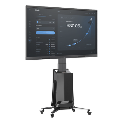 MONTAJE  DE PISO MOVIL PARA PANTALLAS 55-80IN  AJUSTABLE MOTORIZADO | G85NB