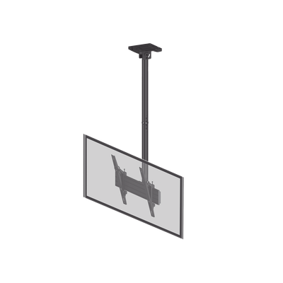Montaje de Techo para Pantallas de  32"- 75I"| VESA 100 X 100 HASTA 400 X 400| Capacidad Máxima de Carga 50Kg | EMLCM1U