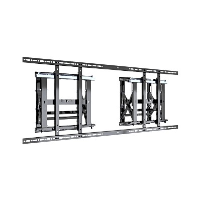 Soporte Estructural Modular para Pantallas | Altura Ajustable de 200 mm a 1600 mm | Ancho 600 mm | Profundidad 134 mm a 300 mm | Diseño Metálico| Compatible con Diferentes Tamaños de Pantallas |Soporta Formato Horizontal y Vertical. | EMVW1600