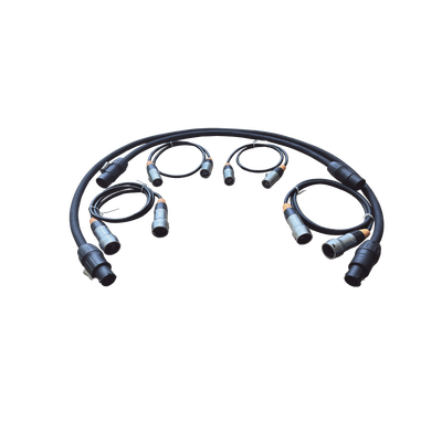 Kit de Cables de Interconexión para Paneles LED de Exterior / Datos y Corriente / Compatible con Familia CD-1AAB y CD-2APA | DS-D42-PC/NC