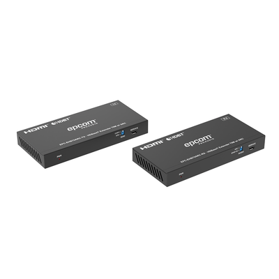 Kit Extensor HDMI | HDBaseT | 70m en 4K@60Hz | Cat5e/6 | Gestión Avanzada EDID | Soporta ARC | Control IR Bidireccional | RS232 | PoC | EPC-EHB70ARC