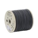 Carrete de 2 Kilómetros de Fibra Óptica Drop Plana, Interior/Exterior G.657A2 Monomodo de 1 Hilo (Unifibra), Dieléctrica, Forro Negro, Compatible con Conectores FASC, FASCUP, FASCLC | LPDROPA21C/2KM