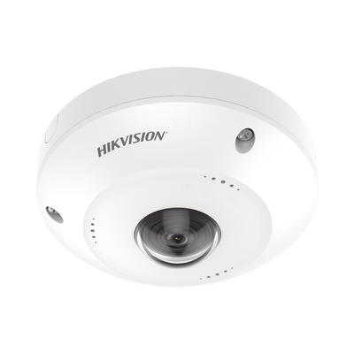 Fisheye IP 4 Megapixel / Panorámica 180° - 360° / Exterior IP67 / IK10 / PoE / Múltiples Vistas por iVMS-4200 | DS-2CD2945FWD