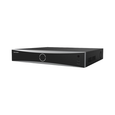 [Acusearch] NVR 12 Megapixel (4K) / 16 canales IP / AcuSense (Evita Falsas Alarmas) / Reconocimiento Facial /  4 Bahías de Disco Duro /  HDMI en 4K / Alarmas I/O | DS-7716NXI-K4(D)