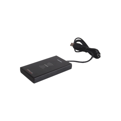 Lector Enrolador de Escritorio para tarjetas de Proximidad ROSSLARE (MIFARE 13.56 MHZ), Compatible con AXTRAXNG y  AXTRAXPRO | DR6255