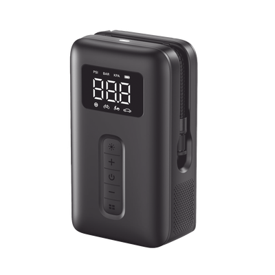 Inflador de Neumáticos | Compresor de Aire Portátil |  Bomba de Aire de 150 PSI | Flujo de Aire de 15L/Min | Con Batería Integrada | Cuenta con Luz LED | Ideal para coches, bicicletas, pelotas de motocicleta. | 15951