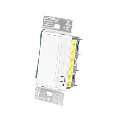 (RadioRa3) Atenuador táctil Sunnata Dimmer PRO color blanco, snow satin, cable neutro / soporta 250W LED | RRSTPRONSW