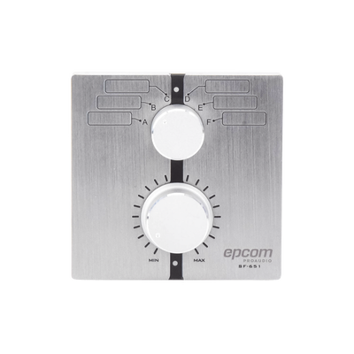 Control de  Volumen Remoto con Selector de Canales | Compatible con Amplificador SF2240UC - SF4240UC | SF-651